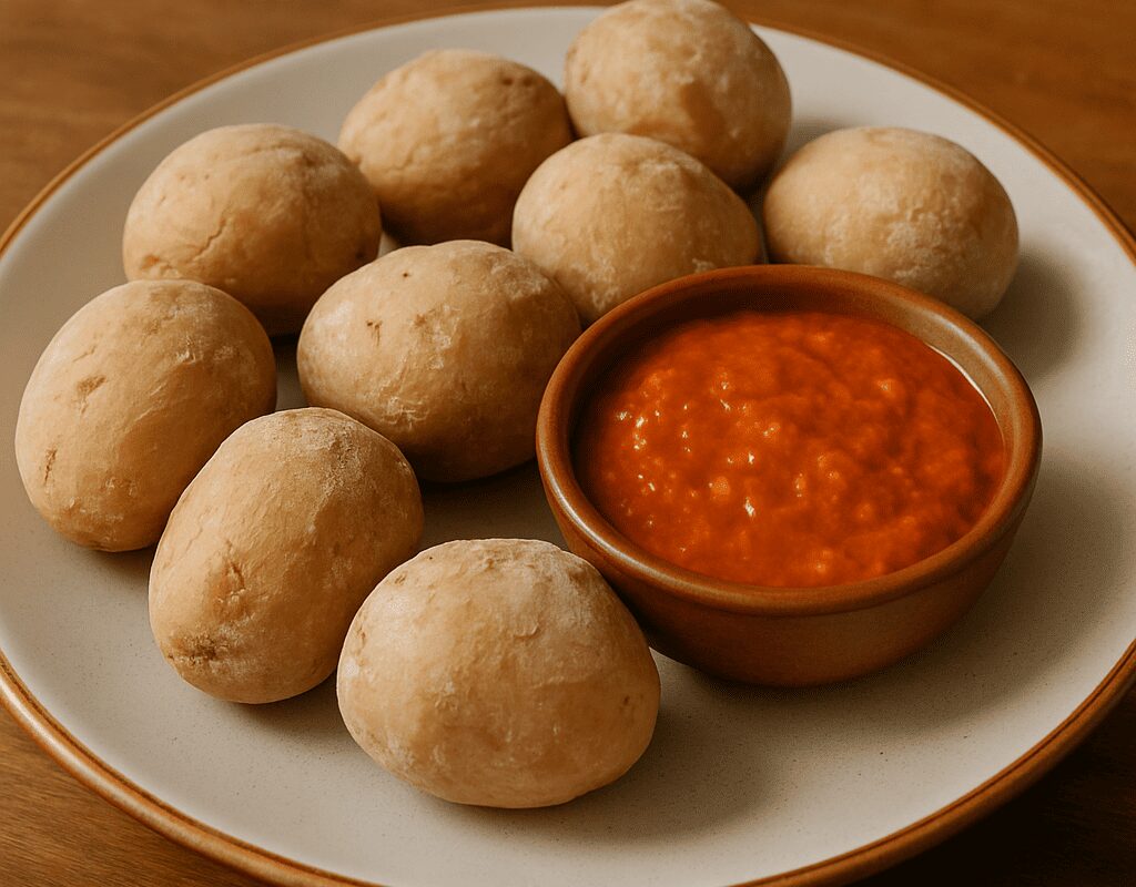 Papas con mojo picon