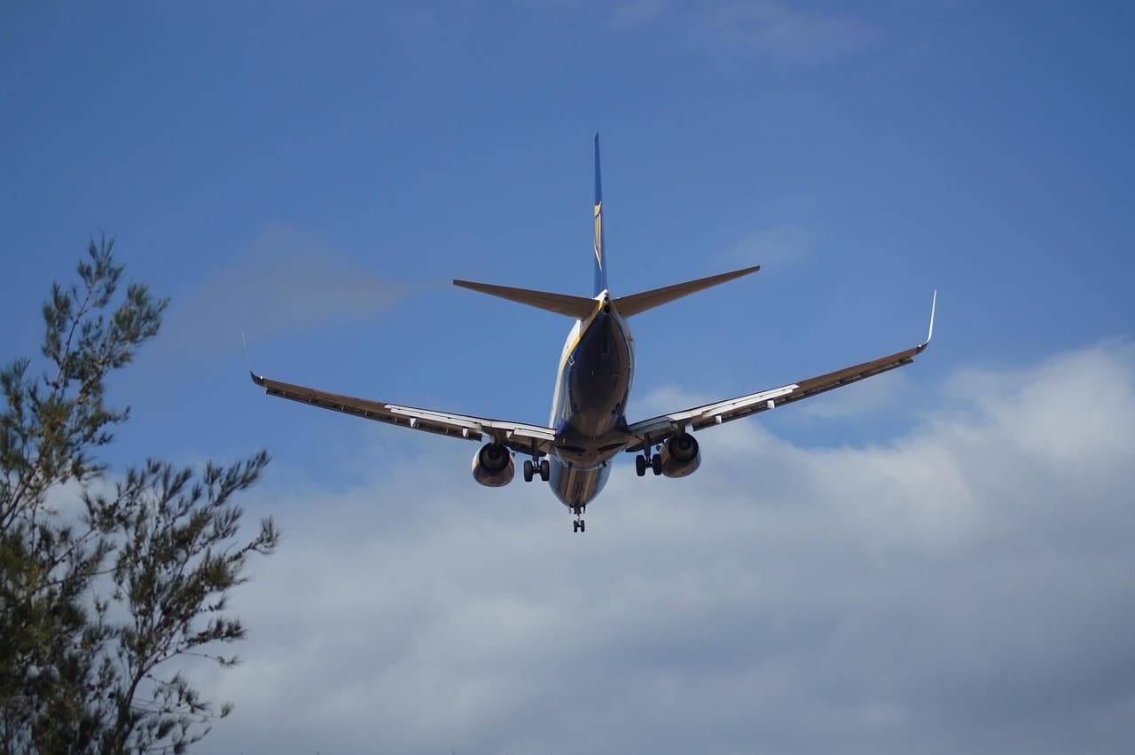 viajar en avion a la palma